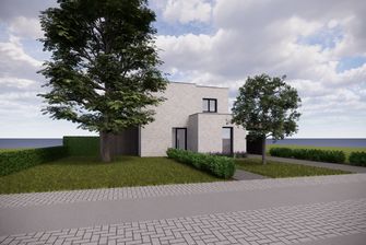 Verkaveling Neeroeteren met woningen en bouwgronden